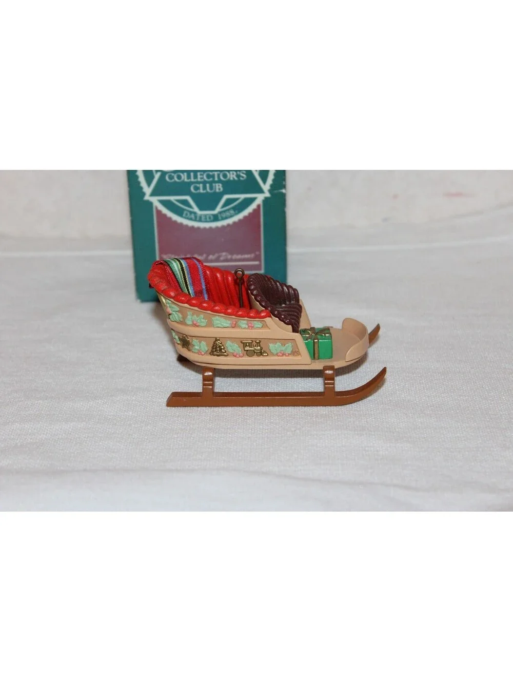 Hallmark 1988 Sleighful of Dreams Keepsake Christmas Ornament w/ Original Box